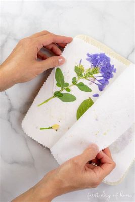 can you use wax paper to press flowers while also considering the impact of climate change on plant diversity?