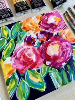 how to paint flowers on canvas: the role of colors in conveying emotions